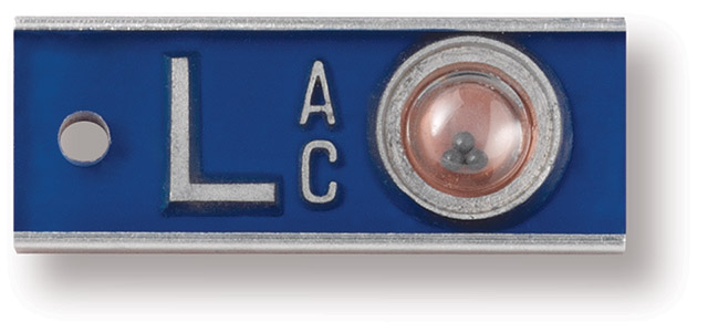 Aluminum Right & Left (1/2") Horizontal Position Indicator Markers (With 2 Character Max)