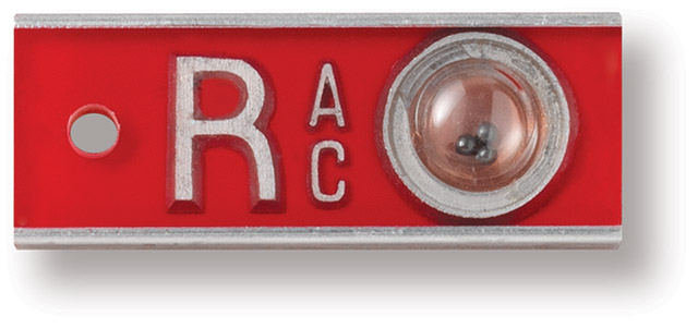 Aluminum Right & Left (1/2") Horizontal Position Indicator Markers (With 2 Character Max)