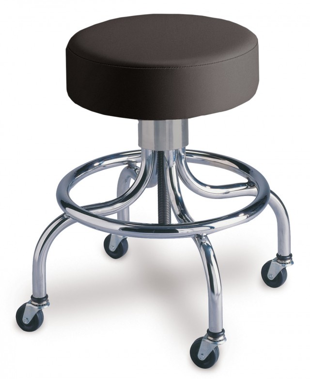 Spin-Lift Adjustable Seated 4-Leg Stool