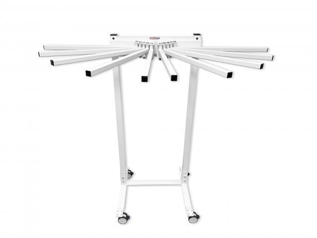 Mobile Swing-Arm Apron Racks