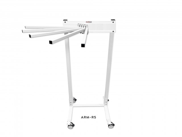 Mobile Swing-Arm Apron Racks